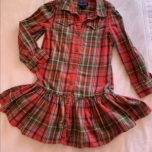 Ralph Lauren girls plaid dress